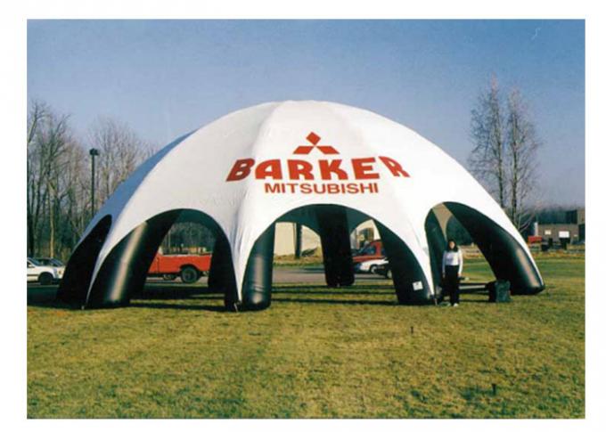 Salon commercial gonflable de publicité de PVC de tente d'air de 6 jambes extérieur
