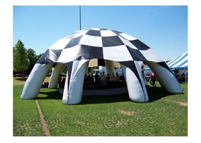 Salon commercial gonflable de publicité de PVC de tente d'air de 6 jambes extérieur