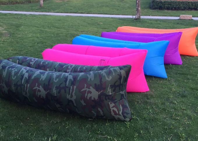 Airbag gonflable de canapé-lit en nylon imperméable de 3 saisons pour d'intérieur/extérieur